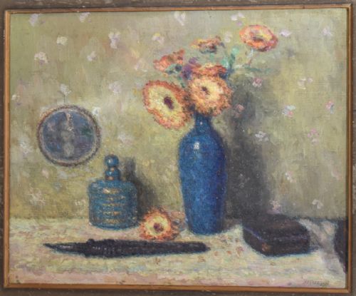 FRENCH IMPRESSIONIST STILL LIFE OIL PAINTING - ADDITIONAL PHOTO 3