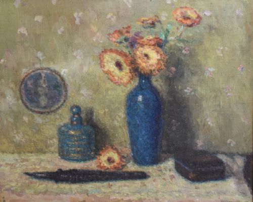 FRENCH IMPRESSIONIST STILL LIFE OIL PAINTING - ADDITIONAL PHOTO 4
