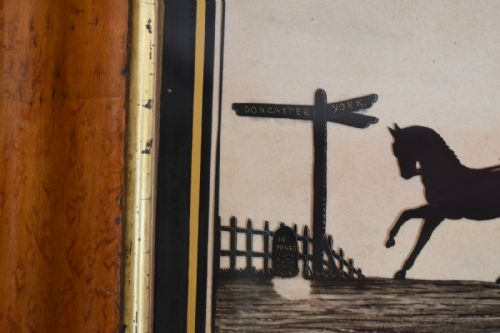 REVERSE PAINTED ON GLASS SILHOUETTE - ADDITIONAL PHOTO 5