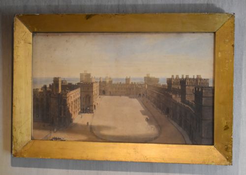 SET OF SIX LATE GEORGIAN PRINTS VIEWS OF WINDSOR CASTLE - ADDITIONAL PHOTO 3