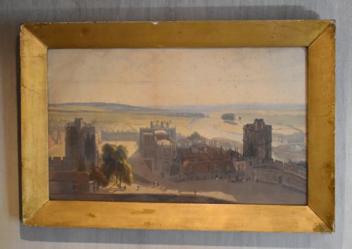 SET OF SIX LATE GEORGIAN PRINTS VIEWS OF WINDSOR CASTLE - ADDITIONAL PHOTO 4