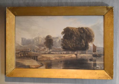 SET OF SIX LATE GEORGIAN PRINTS VIEWS OF WINDSOR CASTLE - ADDITIONAL PHOTO 5