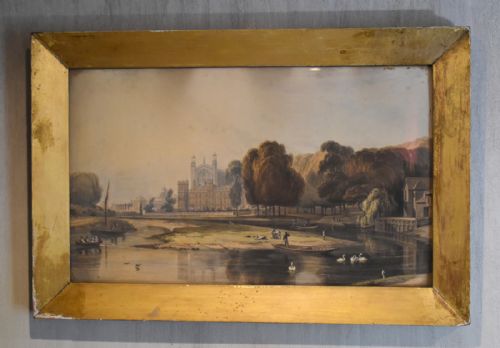 SET OF SIX LATE GEORGIAN PRINTS VIEWS OF WINDSOR CASTLE - ADDITIONAL PHOTO 6