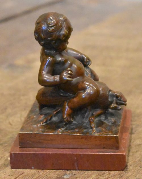 A FINE QUALITY BRONZE BY AUGUSTE MOREAU - ADDITIONAL PHOTO 3