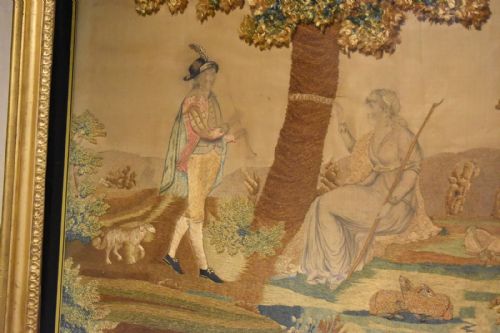 GEORGIAN NEEDLEWORK TITLED TANCRED - ADDITIONAL PHOTO 2