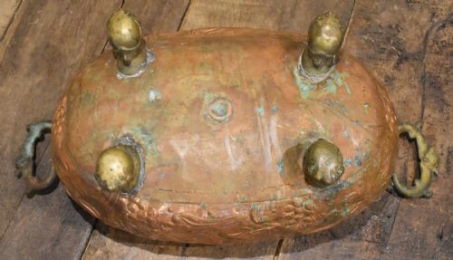 LARGE COPPER WINE CISTERN OR COOLER - ADDITIONAL PHOTO 7