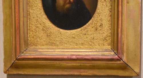 MINIATURE OIL PORTRAIT OF AN OLD MAN - ADDITIONAL PHOTO 5