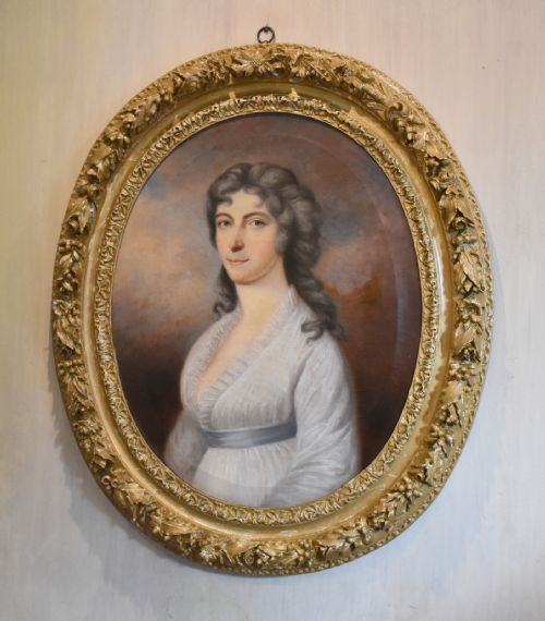 a fine georgian oil portrait of sussanna luck - CATEGORY: ANTIQUE ART - DATED GEORGIAN