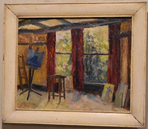 ARTISTS STUDIO INTERIOR OIL PAINTING BY JAOLIVER - ADDITIONAL PHOTO 1
