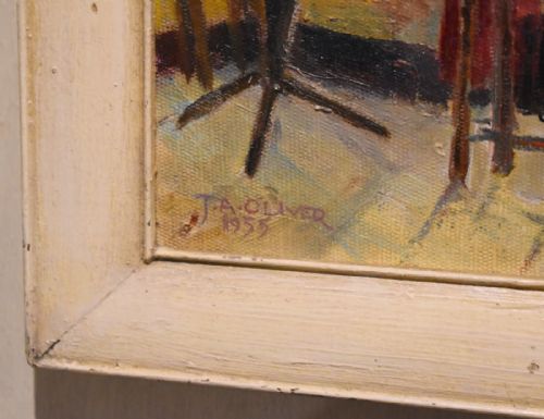 ARTISTS STUDIO INTERIOR OIL PAINTING BY JAOLIVER - ADDITIONAL PHOTO 3