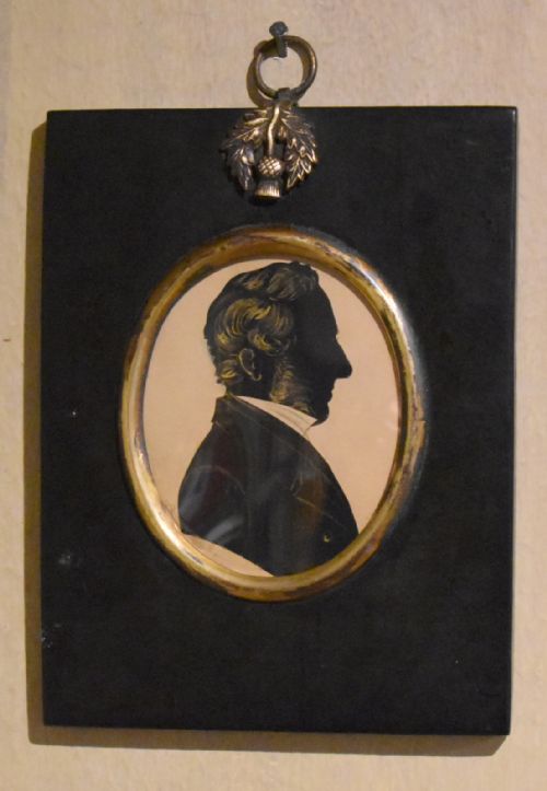 A FINE PAIR OF LATE REGENCY SILHOUETTES - ADDITIONAL PHOTO 4