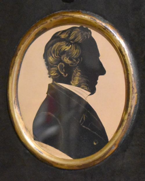 A FINE PAIR OF LATE REGENCY SILHOUETTES - ADDITIONAL PHOTO 5