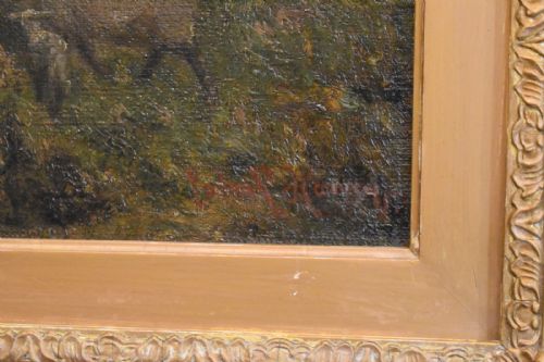 OIL PAINTING BY JOHN RABONE HARVEY - ADDITIONAL PHOTO 5