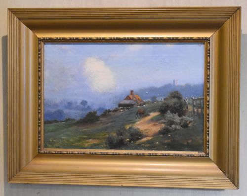 LANDSCAPE OIL PAINTING BY WILLIAM BARTOL THOMAS - ADDITIONAL PHOTO 1
