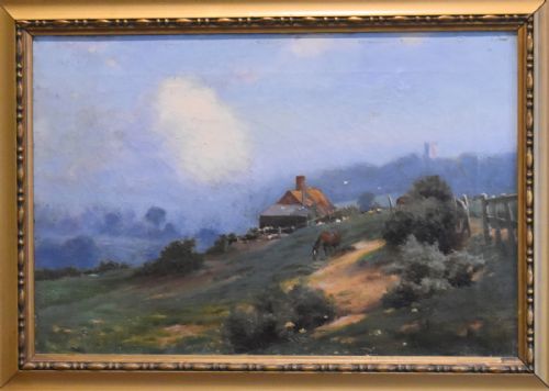 LANDSCAPE OIL PAINTING BY WILLIAM BARTOL THOMAS - ADDITIONAL PHOTO 2