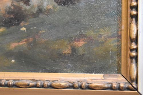 LANDSCAPE OIL PAINTING BY WILLIAM BARTOL THOMAS - ADDITIONAL PHOTO 5