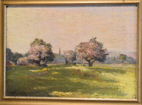 LANDSCAPE OIL PAINTING BY THOMAS GEORGE STOREY - ADDITIONAL PHOTO 2