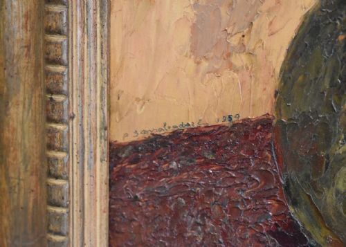 STILL LIFE OIL PAINTING BY PIERO SANSALVATORE - ADDITIONAL PHOTO 4