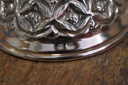 FINE CONTINENTAL SILVER EWER - ADDITIONAL PHOTO 5