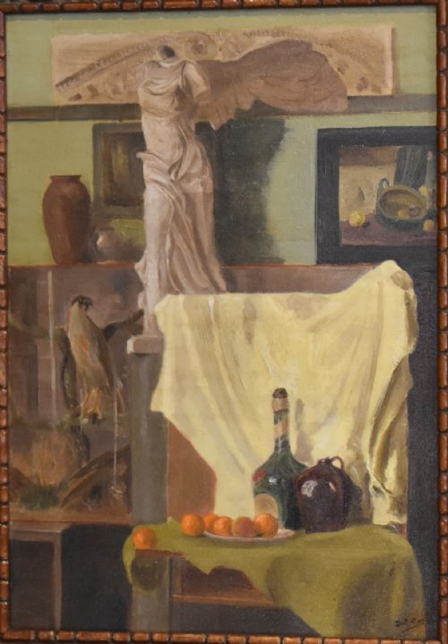 INTERIOR OIL PAINTING BY DOROTHY C COX - ADDITIONAL PHOTO 2