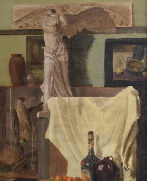 INTERIOR OIL PAINTING BY DOROTHY C COX - ADDITIONAL PHOTO 3