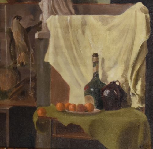 INTERIOR OIL PAINTING BY DOROTHY C COX - ADDITIONAL PHOTO 4