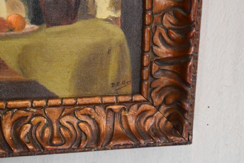 INTERIOR OIL PAINTING BY DOROTHY C COX - ADDITIONAL PHOTO 5