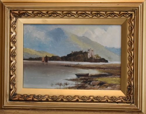 LOCH AWE OIL PAINTING BY MORRIS - ADDITIONAL PHOTO 1