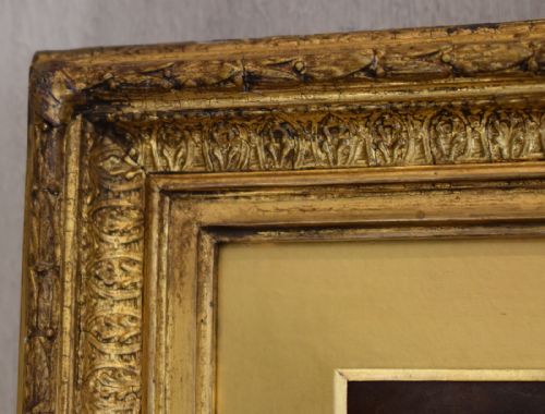 MINIATURE VICTORIAN OIL PORTRAIT OF A MAN - ADDITIONAL PHOTO 4