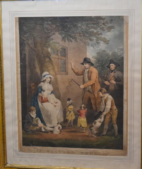 GEORGIAN PRINT DANCING DOGS - ADDITIONAL PHOTO 2