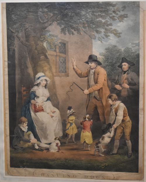 GEORGIAN PRINT DANCING DOGS - ADDITIONAL PHOTO 3