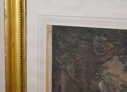 GEORGIAN PRINT DANCING DOGS - ADDITIONAL PHOTO 7
