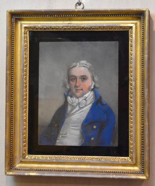 GEORGIAN PASTEL PORTRAIT OF A GENTLEMAN - ADDITIONAL PHOTO 1