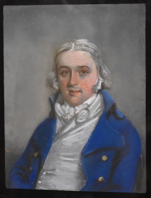 GEORGIAN PASTEL PORTRAIT OF A GENTLEMAN - ADDITIONAL PHOTO 2