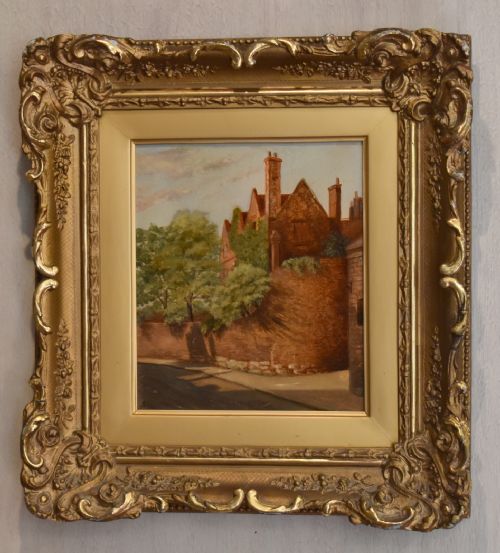 SNEINTON MANOR OIL PAINTING BY SAMUEL RICHARDS - ADDITIONAL PHOTO 1