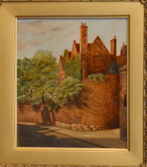 SNEINTON MANOR OIL PAINTING BY SAMUEL RICHARDS - ADDITIONAL PHOTO 2
