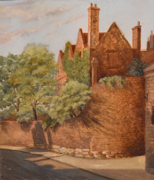 SNEINTON MANOR OIL PAINTING BY SAMUEL RICHARDS - ADDITIONAL PHOTO 4