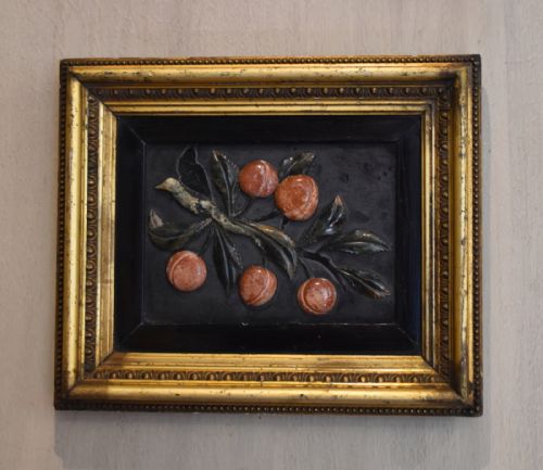 fine low relief pietra dura panel - CATEGORY: ANTIQUE MISCELLANEOUS - DATED 1850