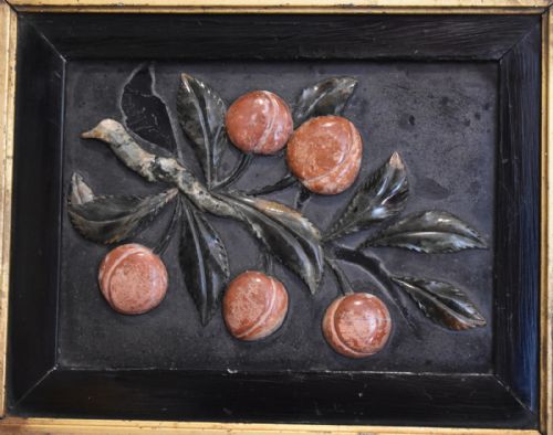 FINE LOW RELIEF PIETRA DURA PANEL - ADDITIONAL PHOTO 2