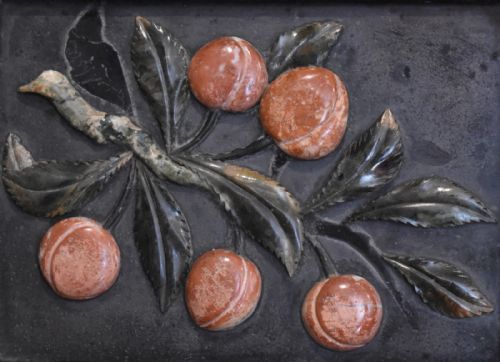 FINE LOW RELIEF PIETRA DURA PANEL - ADDITIONAL PHOTO 3