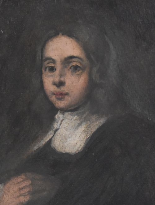 OIL PAINTING STUDY OF EARLIER PERIOD PORTRAIT - ADDITIONAL PHOTO 2