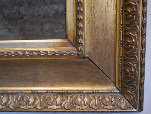 LARGE LANDSCAPE OIL PAINTING BY R WELLESLEY WEBSTER - ADDITIONAL PHOTO 8
