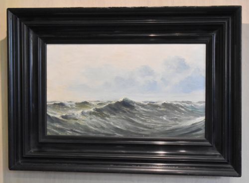 SEASCAPE OIL PAINTING BY STEUART SETON - ADDITIONAL PHOTO 1