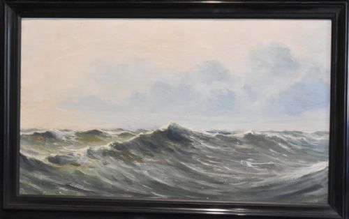 SEASCAPE OIL PAINTING BY STEUART SETON - ADDITIONAL PHOTO 2
