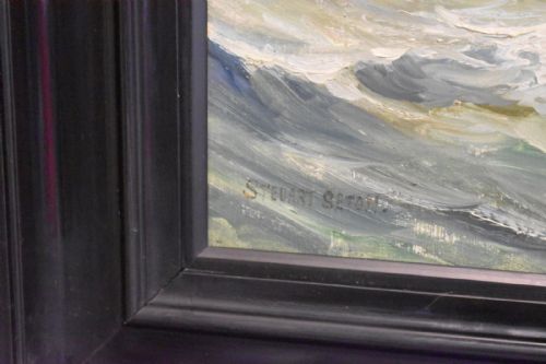 SEASCAPE OIL PAINTING BY STEUART SETON - ADDITIONAL PHOTO 4