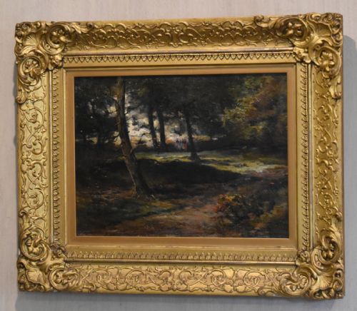 LANDSCAPE OIL PAINTING BY JAMES GUSTAVUS HOPE SPINDLER - ADDITIONAL PHOTO 1