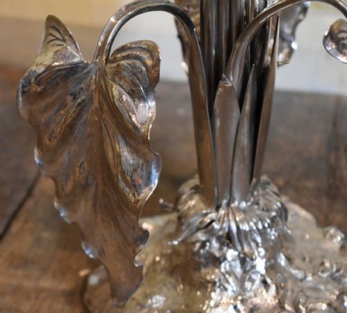 FINE VICTORIAN SILVER PLATE CENTREPIECE - ADDITIONAL PHOTO 3