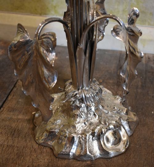 FINE VICTORIAN SILVER PLATE CENTREPIECE - ADDITIONAL PHOTO 4