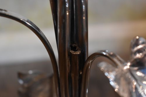 FINE VICTORIAN SILVER PLATE CENTREPIECE - ADDITIONAL PHOTO 7