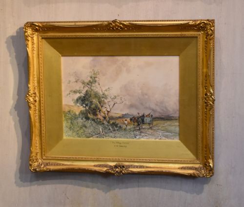 FINE PAIR OF WATERCOLOURS BY FREDERICK WILLIAM HATTERSLEY - ADDITIONAL PHOTO 1
